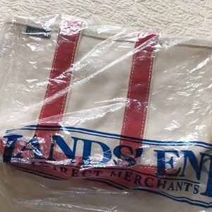 Brand new Lands End canvas mini tote